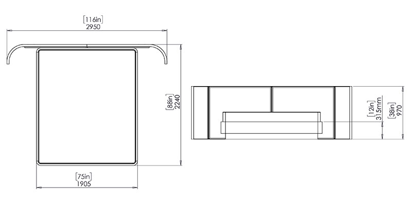 Ella Bed dimensions