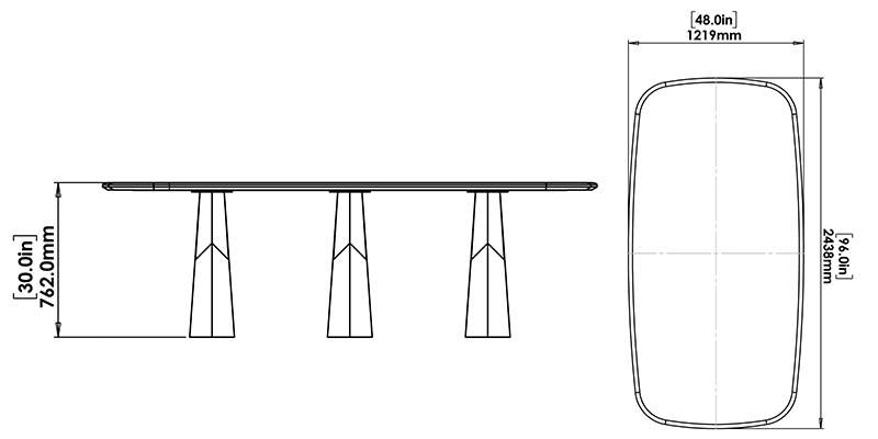 Christian Dining Table dimensions