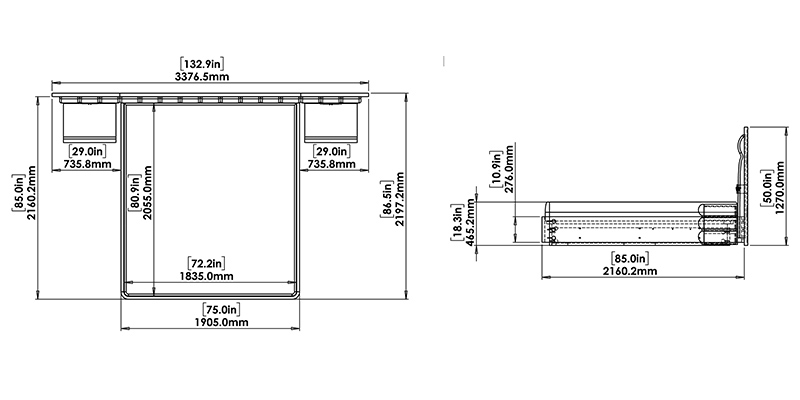 Estelle Bed dimensions