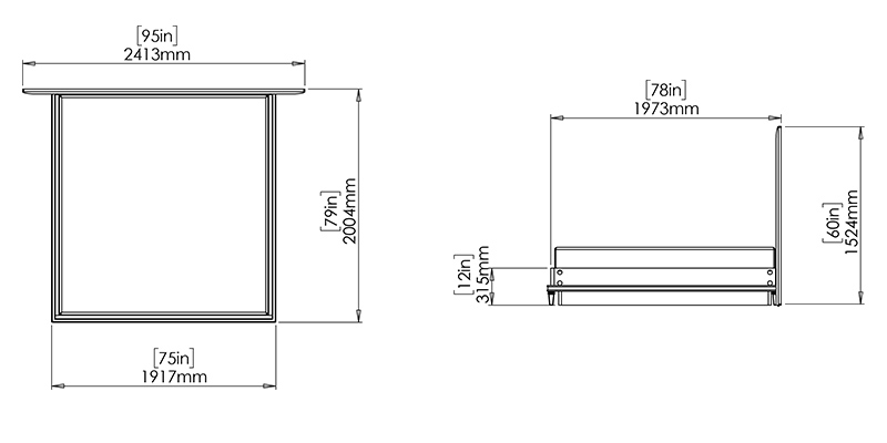 Elysian Bed dimensions