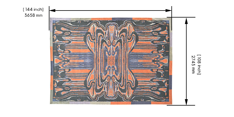 Jafar Persian Knotted Rug dimensions