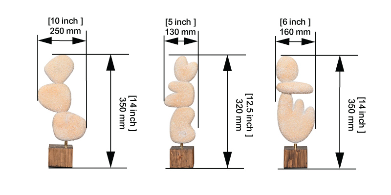 Balancing Pebbles dimensions