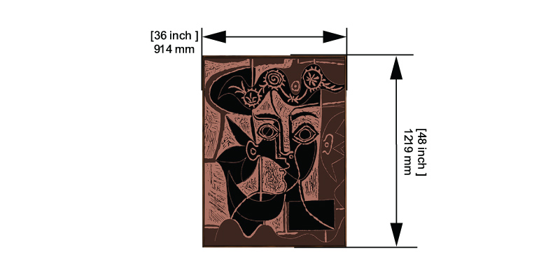 Linocut 4 dimensions