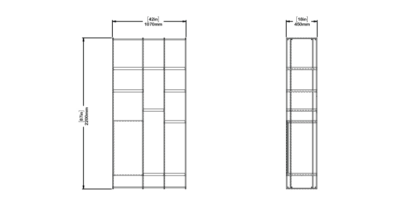 Keith Display Unit dimensions