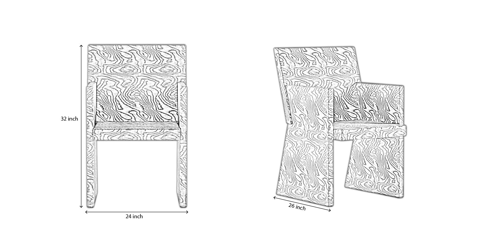 Ravon Chair dimensions