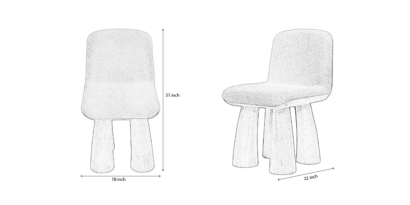 Doodle Chair dimensions