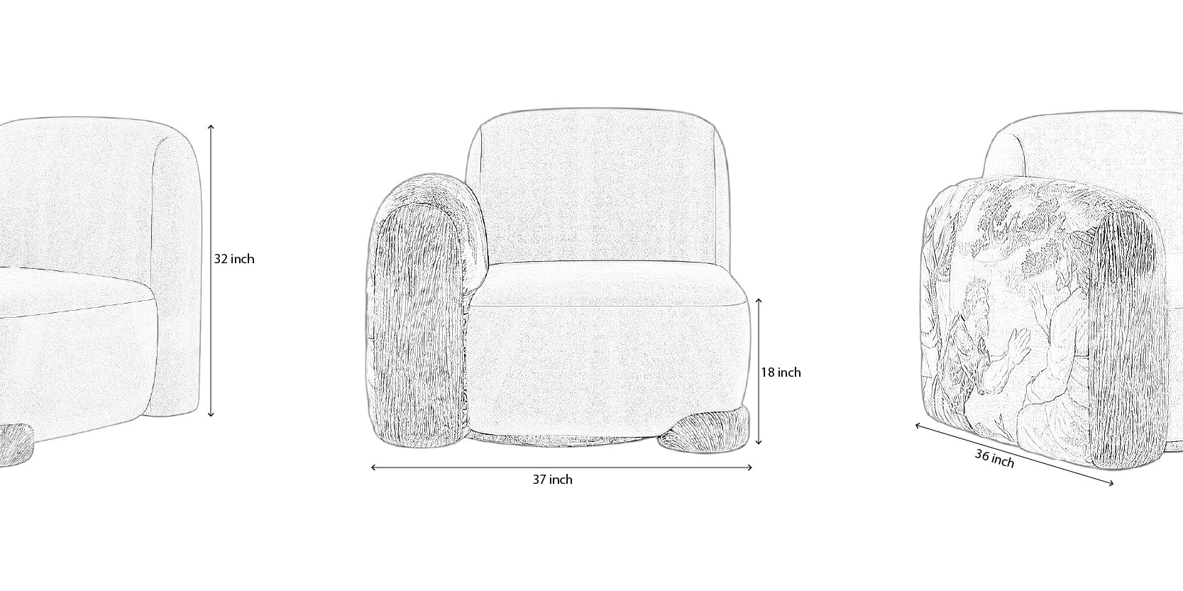 Cocopod Chair dimensions
