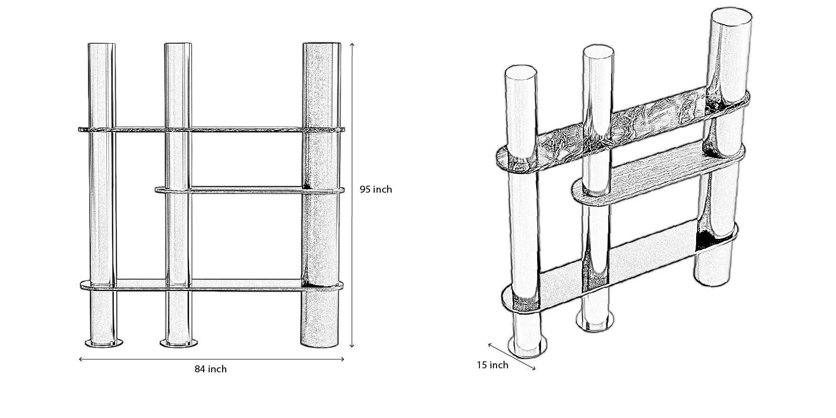 Stick ’n’ Stack Partition dimensions