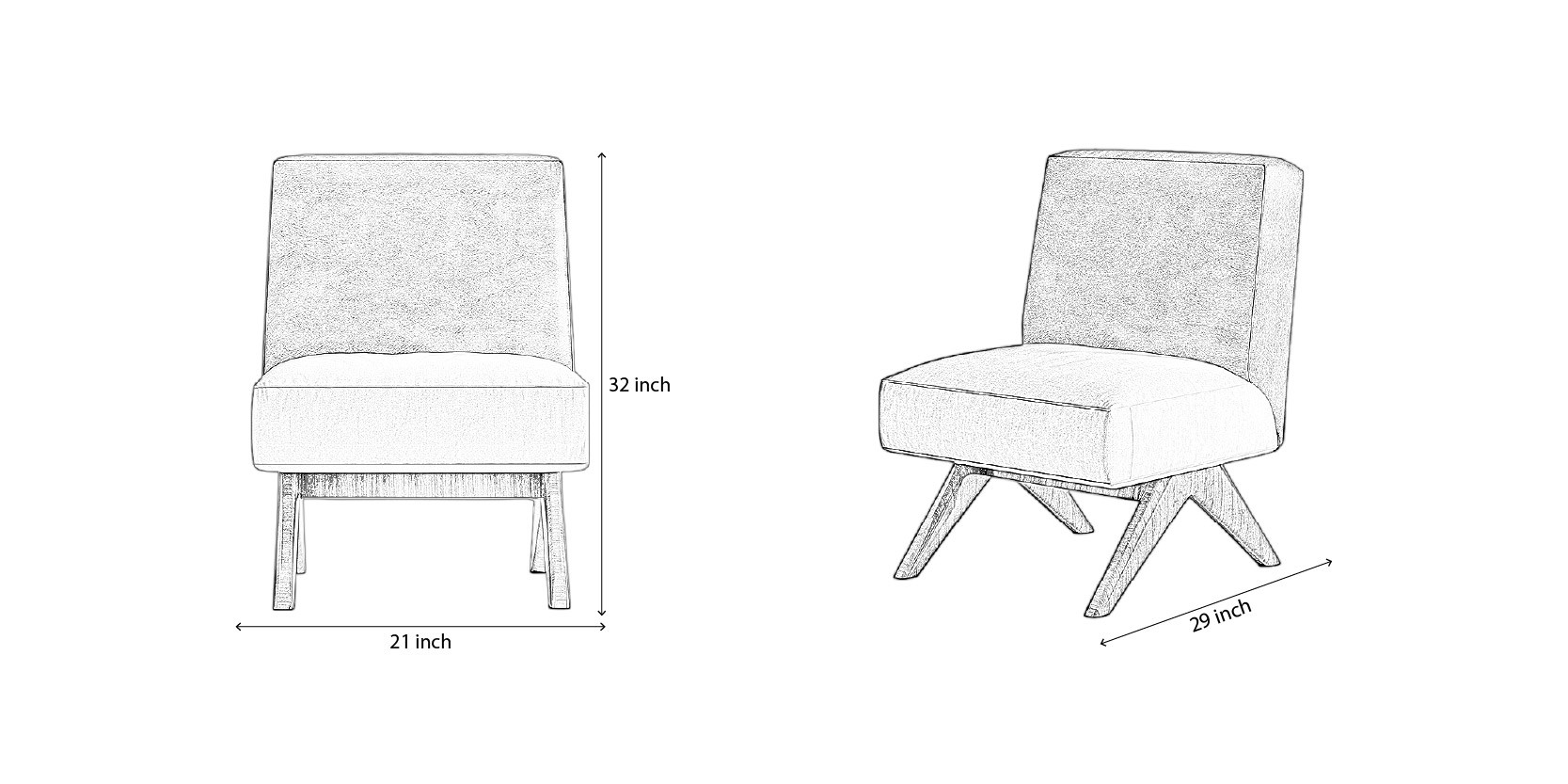 Fold Back Chair dimensions
