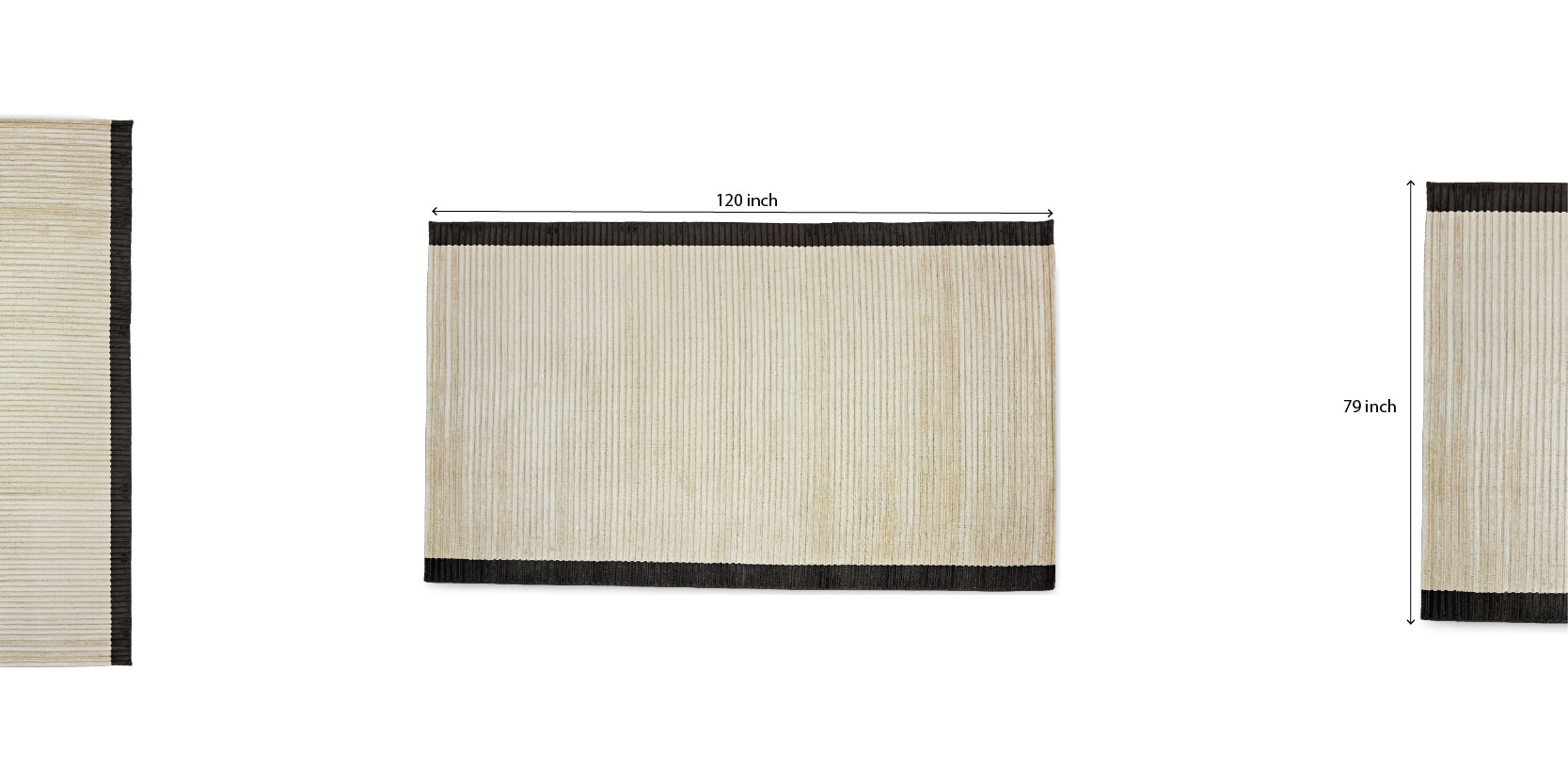 Bordered Runner Tufted Rug dimensions