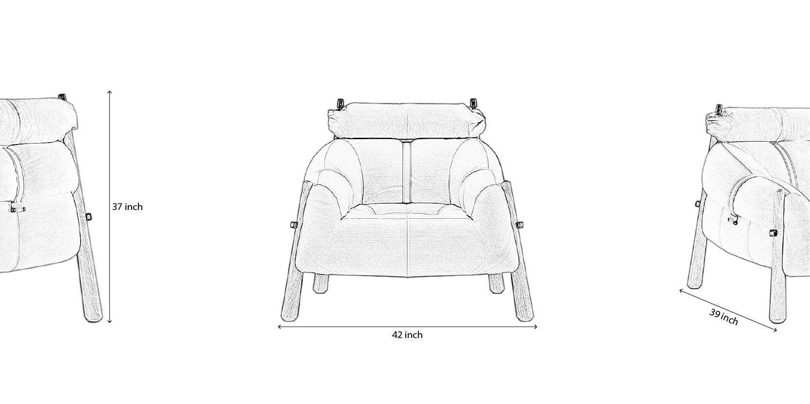 Jorge Chair dimensions