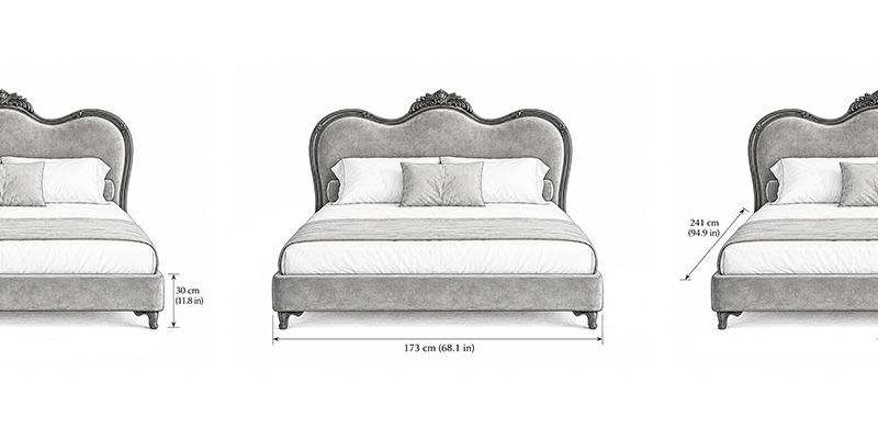Travis Bed - Resort dimensions