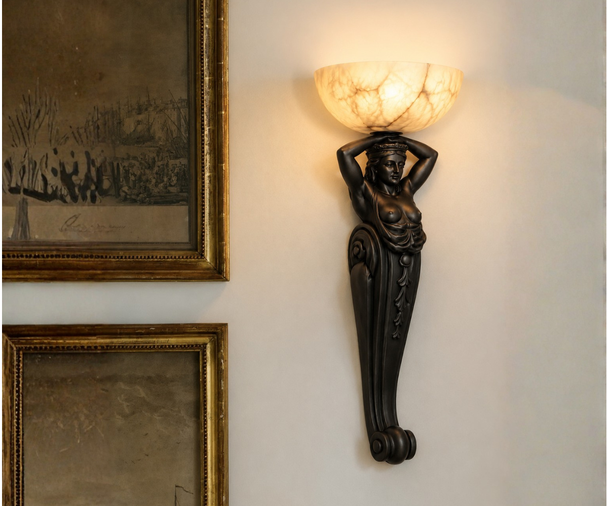 Caryatid Wall Sconce - Resort