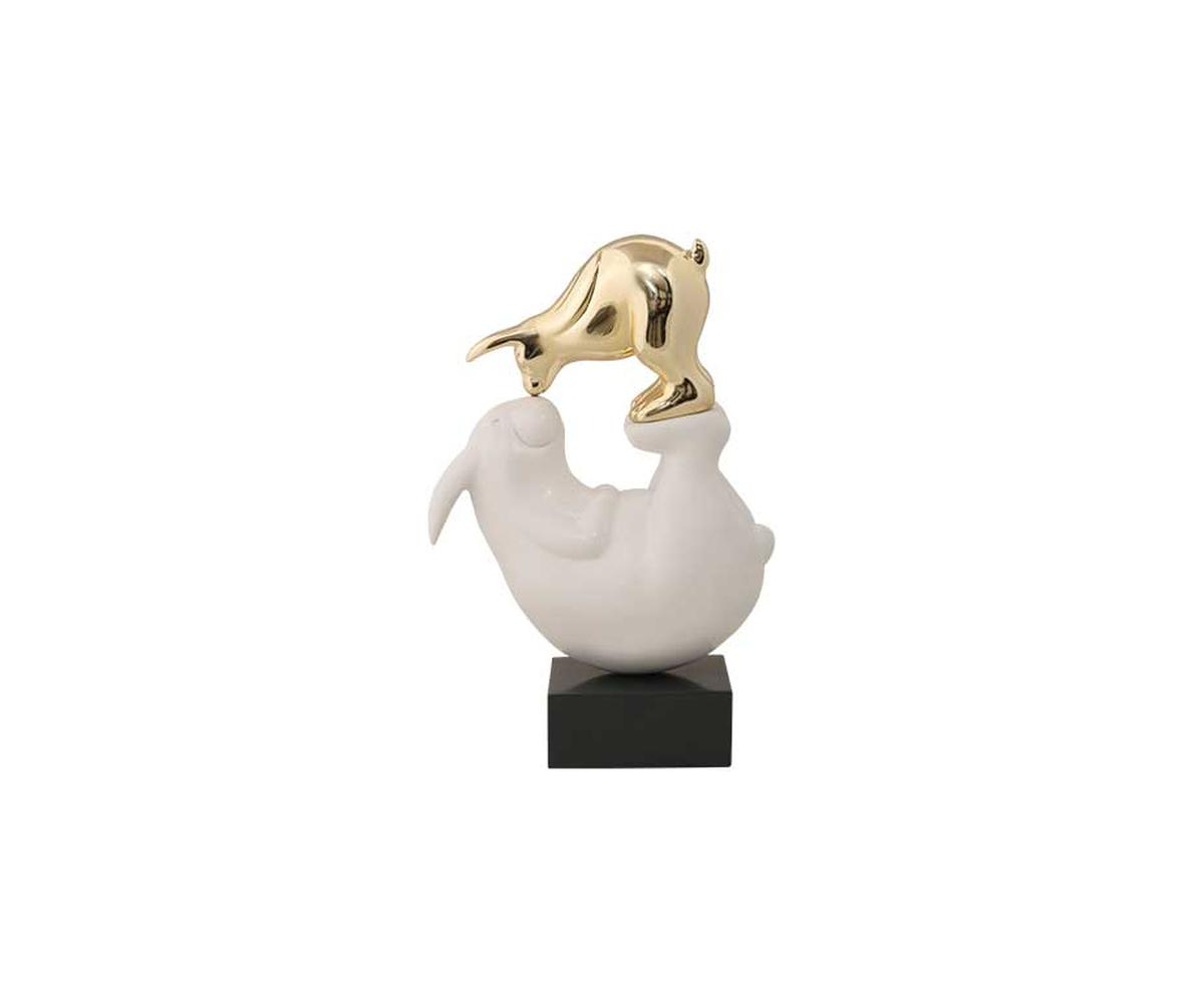 Playing Bunnies Sculpture 5