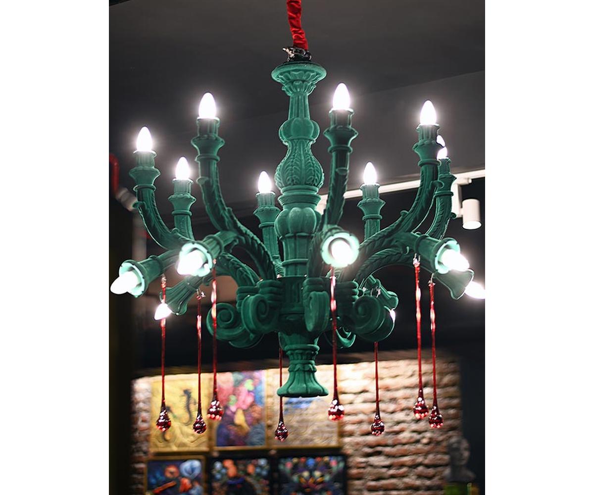 Dangling Crystal Chandelier 3