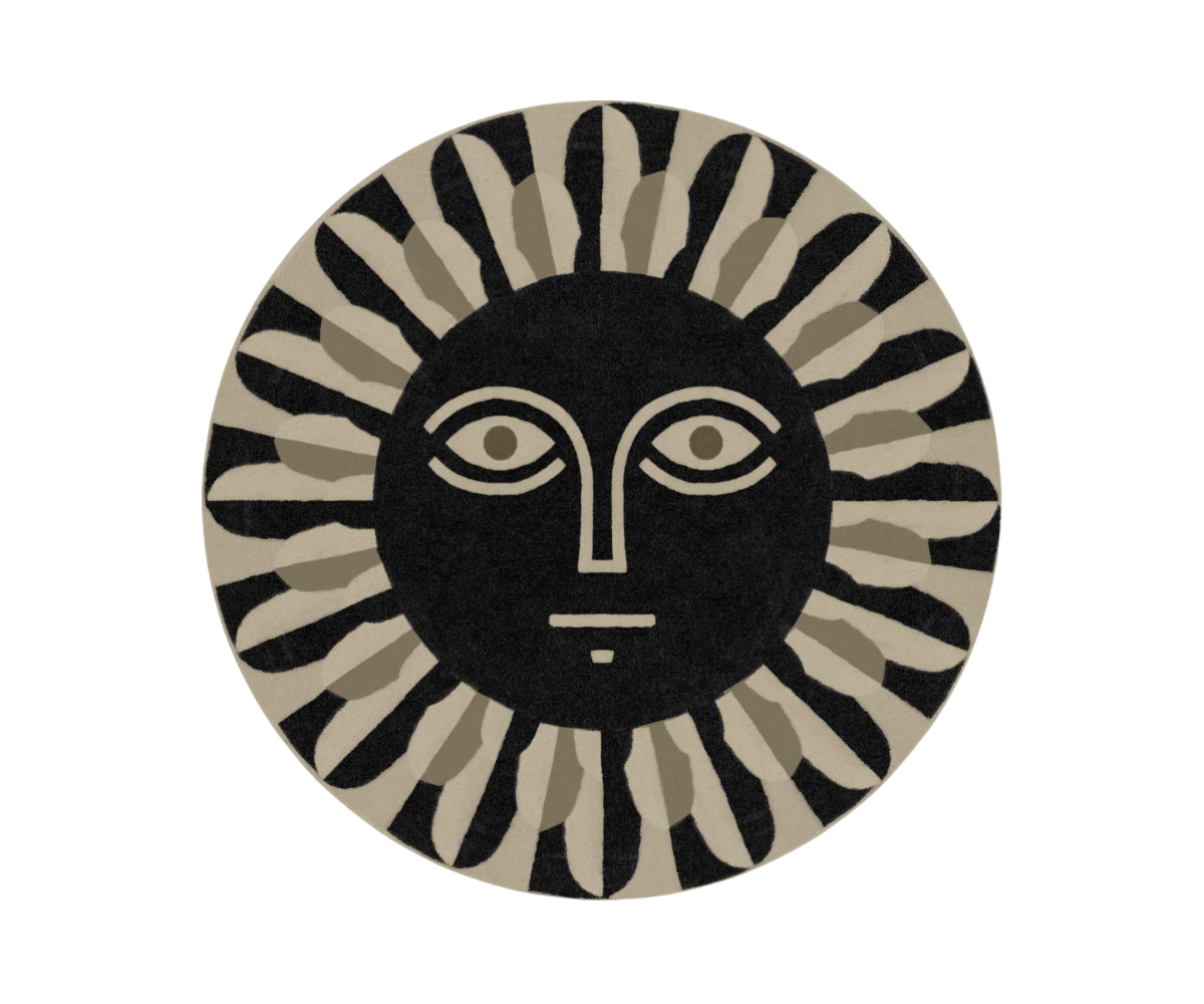 Face Of The Sun Tufted Rug 2